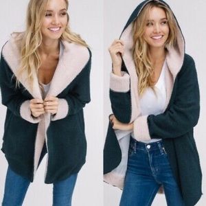 Sherpa Cardigan Coat